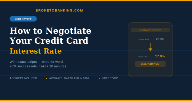 How to Negotiate Your Credit Card Interest Rate (With Exact Scripts)