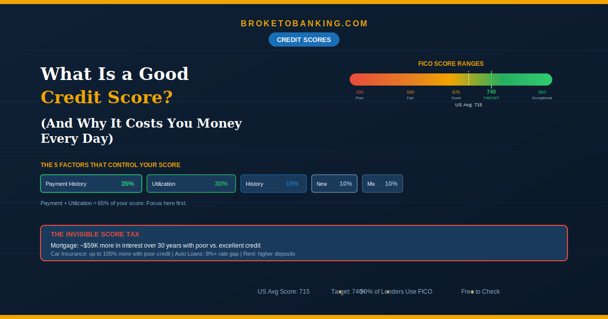 what is a good credit score