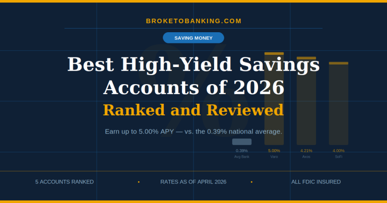 Best High-Yield Savings Accounts 2026: Stop Paying the “Laziness Tax”
