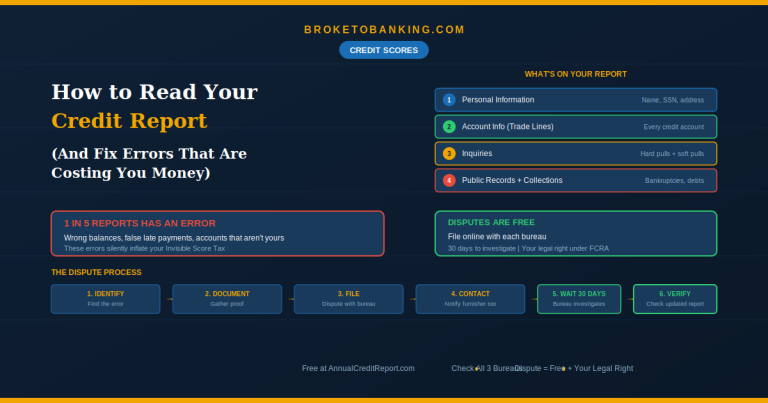 How to Read Your Credit Report (And Fix Errors That Are Costing You Money)