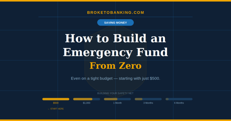 How to Build an Emergency Fund From Zero: The “Financial Armor” Strategy (2026)