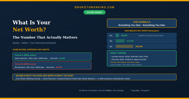 What Is Your Net Worth? (How to Calculate the Number That Actually Matters)
