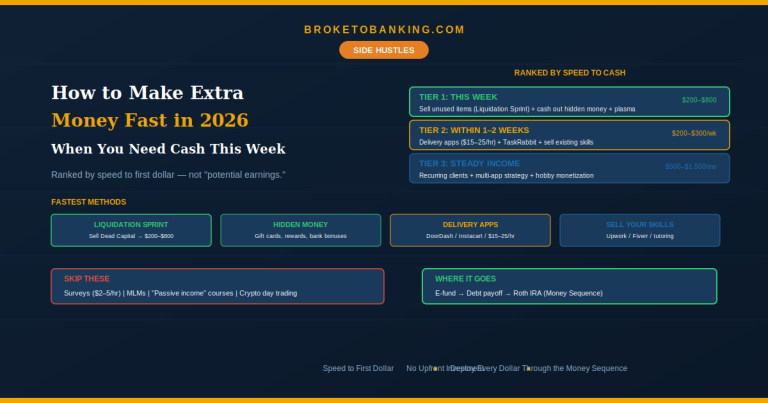 how to make extra money fast